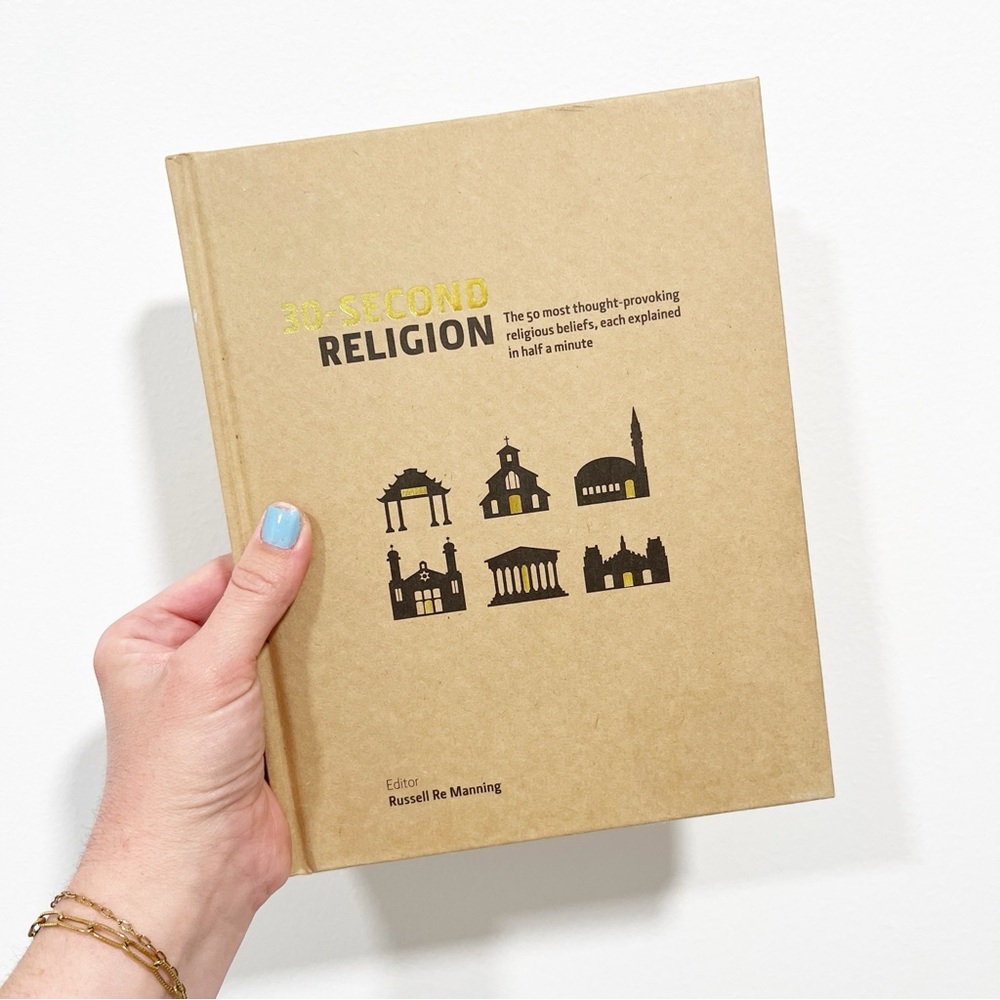 30-Second Religion Hardcover Book